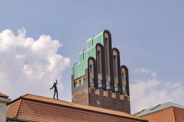 Mathildenhöhe mit Hochzeitsturm in Darmstadt